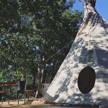 Tipi Lodge Dans La Foret Mimizan Bagian luar foto