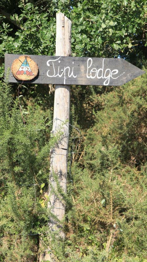 Tipi Lodge Dans La Foret Mimizan Bagian luar foto