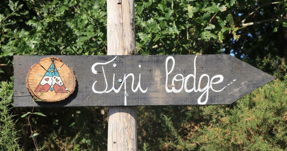 Tipi Lodge Dans La Foret Mimizan Bagian luar foto